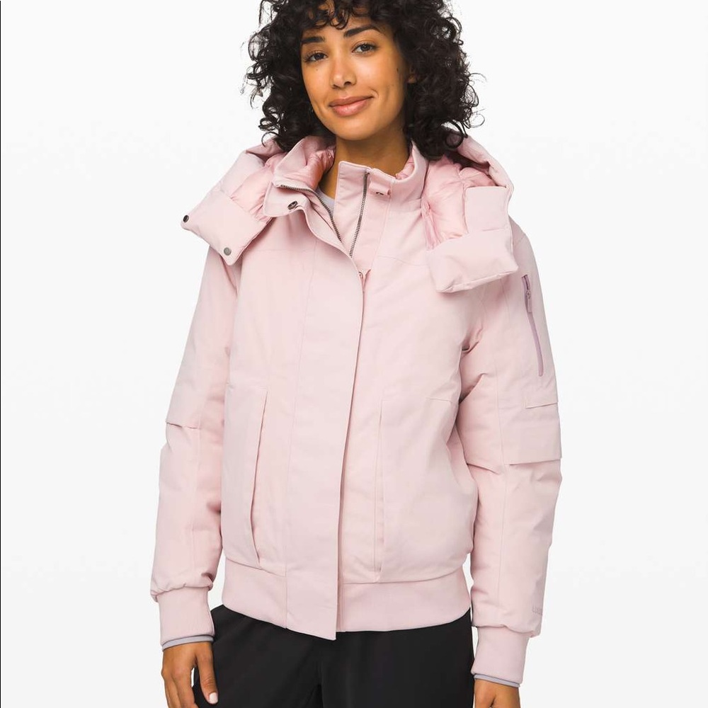 lululemon athletica Pink Bomber Jacket